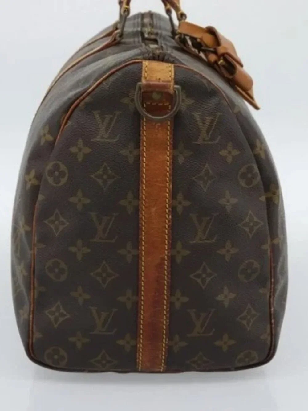 LOUIS VUITTON Monogram Keepall Bandouliere 45 Boston Bag M41418 LV Auth 145219